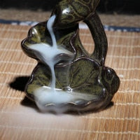 20Pcs Six Kinds Natural Reflux Tower Incense Backflow Incense Burner Censer Holder Tower Incense Ceramic Burner Fragrance Holder