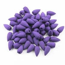 20Pcs Six Kinds Natural Reflux Tower Incense Backflow Incense Burner Censer Holder Tower Incense Ceramic Burner Fragrance Holder
